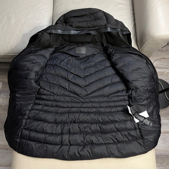 NWT - Rudsak Women’s Leather Trimmed Hooded Quilted Down Jacket - Size XL - Picture 10 of 14